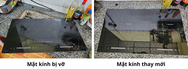 Quy trình thay mặt kính bếp từ Chefs