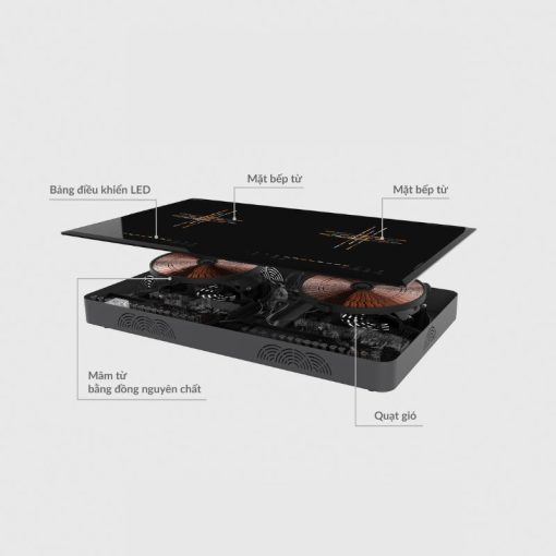 Bếp từ đôi Hawonkoo CEH-230-II lắp âm - Hình ảnh 3