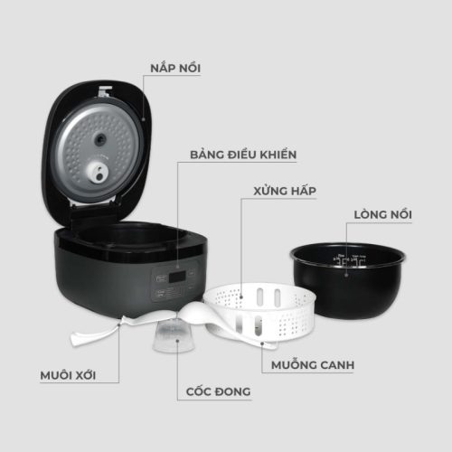 Nồi cơm điện cao tần 1.5L Hawonkoo RCH-152-IH-PK 7 thiet ke noi com dien cao tan 1.5l hawonkoo rch 152 ih pk