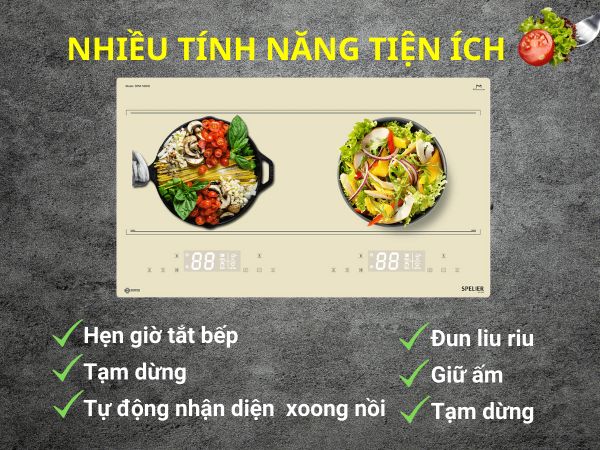 Đánh giá bếp từ Spelier về tính năng, hiệu suất