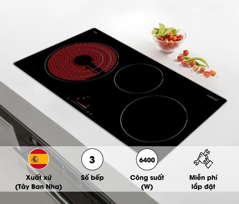 Bảng báo giá bếp từ Cata 2 Bảng giá bếp từ Cata cập nhật mới nhất
