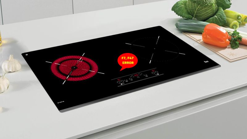 Bếp từ Teka báo lỗi F 2 Bếp từ Teka báo lỗi F47
