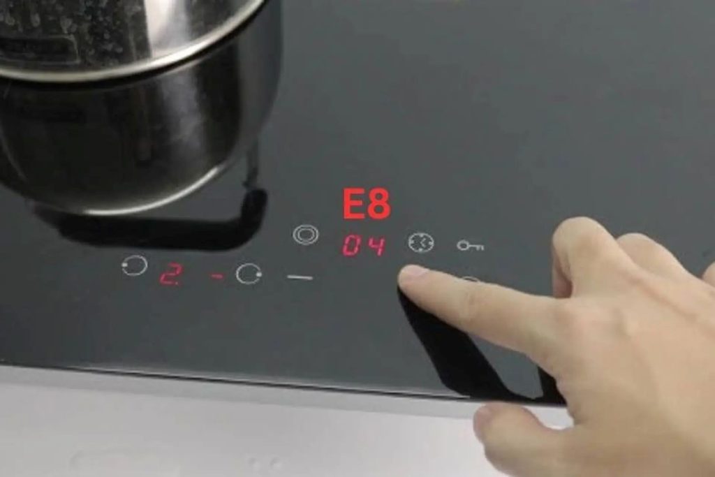 Bếp từ Aeg báo lỗi E8 2 bếp từ báo lỗi e8