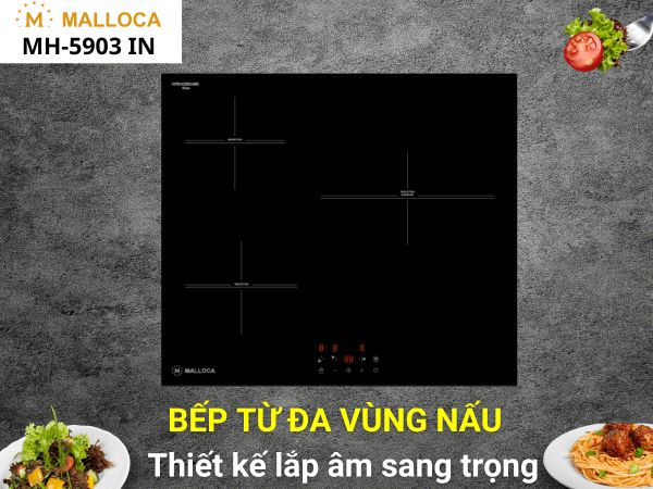 Đánh giá bếp từ Malloca về mặt thiết kế