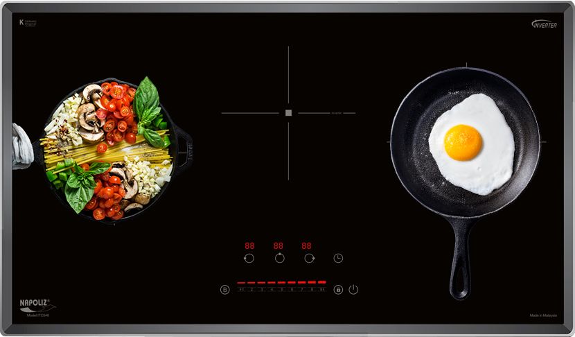 Đánh giá thiết kế của bếp từ Napoliz