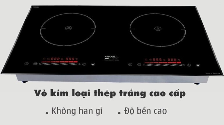 Đánh giá về tính năng của bếp từ Napoliz