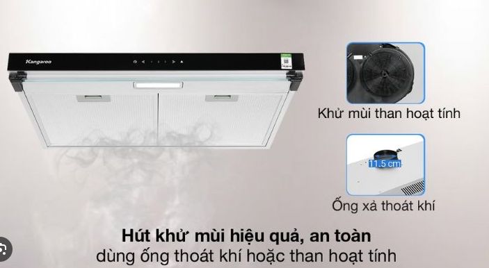 Tính năng nổi bật của máy hút mùi Kangaroo