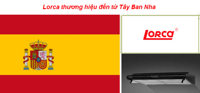 Xuất xứ máy hút mùi Lorca