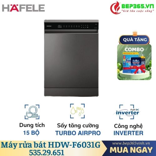 Máy rửa chén độc lập Hafele HDW-F6031G 535.29.651