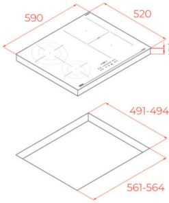 kich thuoc bep tu 4 vung nau teka ibf 64210 scg bk 112520056