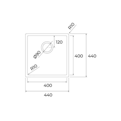kich thuoc chau rua chen teka bx r10 40 40 115010038