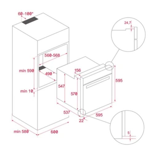Lò nướng Teka NEO HSB 6150 FBK 111010094 - Ảnh 4
