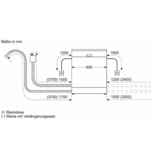 Máy rửa bát Bosch SMS8TCI04E 9 Kích thước máy rửa bát Bosch SMS8TCI04E