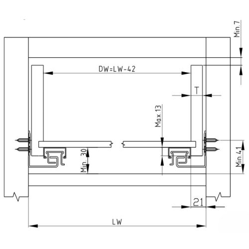 kich thuoc ray am giam chan nhan mo epc evo 450mm hafele 433.32.154