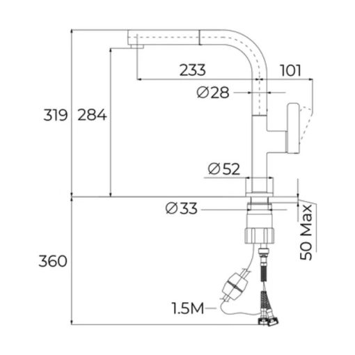 Vòi chậu nóng lạnh Teka OVAL 938 116020018 - Ảnh 4