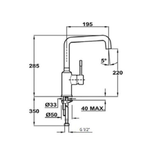 Vòi rửa chén Teka IN 915 539156210 - Ảnh 2