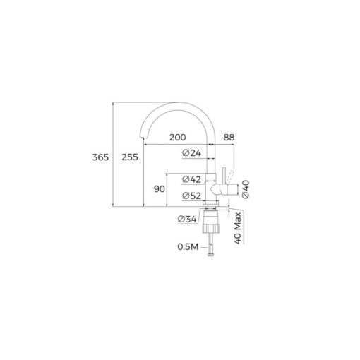 Vòi rửa chén Teka UNI 9310 116030070 - Ảnh 4