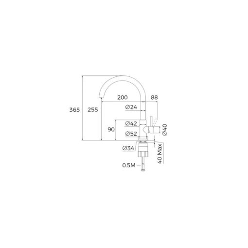 Vòi rửa chén Teka UNI 9310 116030071 - Ảnh 4