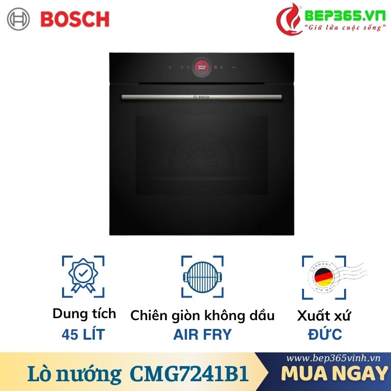 Lò nướng âm tủ Bosch CMG7241B1 3 Lò nướng âm tủ Bosch CMG7241B1