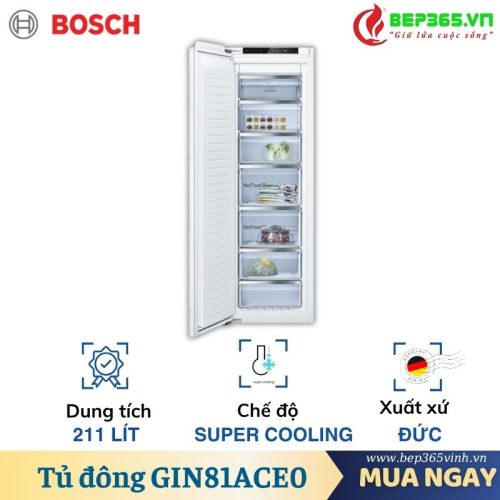 Tủ đông Bosch GIN81ACE0 serie 6