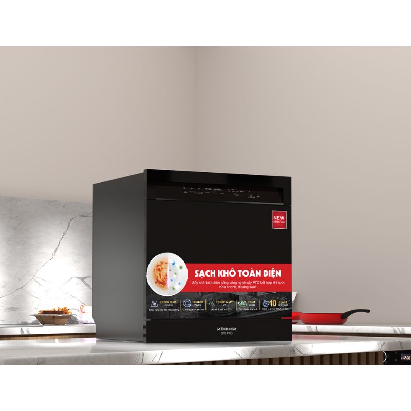 Máy rửa bát Kocher X10PRO 6 Máy rửa bát Kocher X10PRO - Ảnh 4