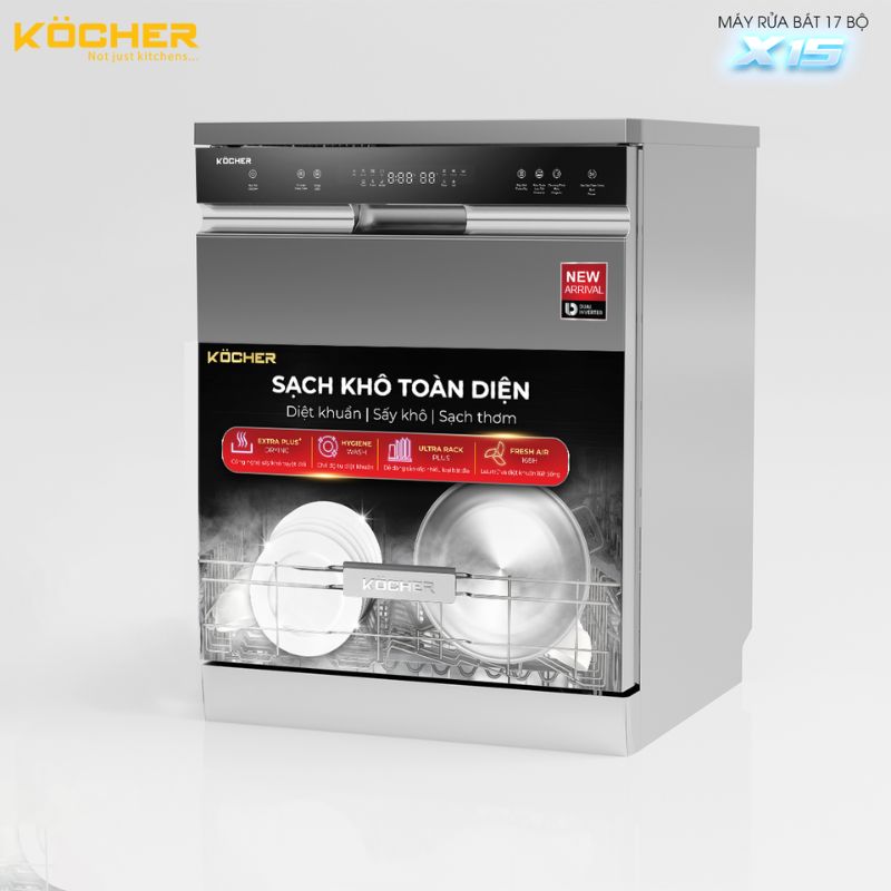 Máy rửa bát Kocher X15S 4 Máy rửa bát Kocher X15S - Ảnh 2