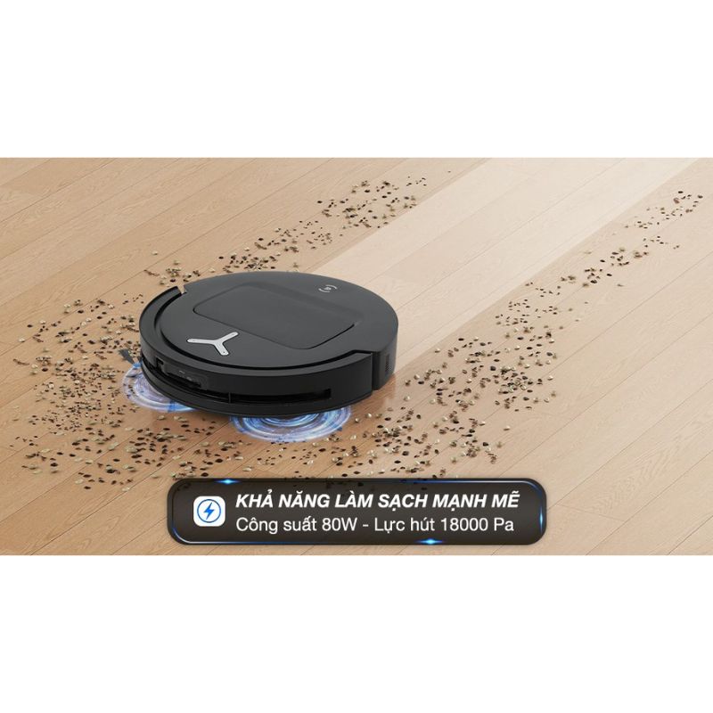Robot hút bụi lau nhà Ecovacs Deebot T80 OMNI - Đen 5 Robot hút bụi lau nhà Ecovacs Deebot T80 OMNI - Đen - Ảnh 3