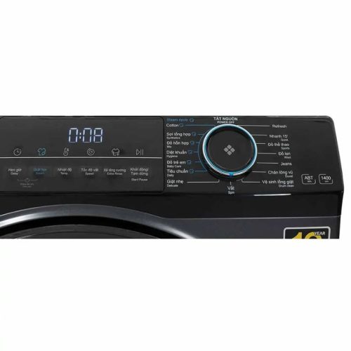 Máy Giặt Aqua Inverter 8.5 Kg AQD-A852J.BK cửa trước 7 bang dieu khien may giat aqua inverter 8 5 kg aqd a852j bk cua truoc