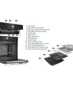 chi tiet lo nuong kem hap bosch hsg7361b1