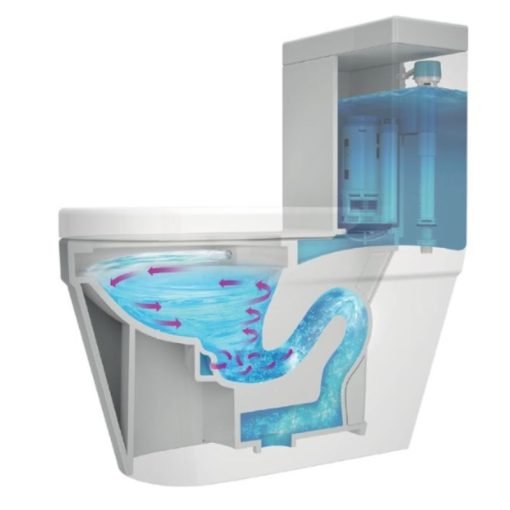 Bồn cầu một khối Hafele 588.82.438 - Ảnh 3