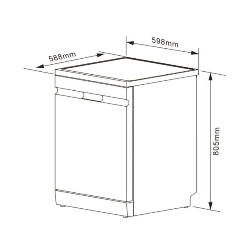 Máy rửa bát Kocher X15S 5 Máy rửa bát Kocher X15S - Ảnh 3