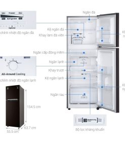 kich thuoc tu lanh samsung rt22m4032by sv