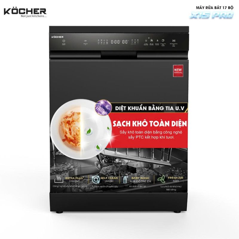 Máy rửa bát Kocher X15B PRO 3 Máy rửa bát Kocher X15B PRO