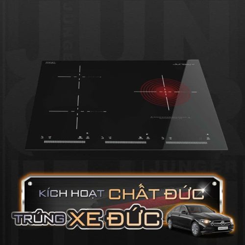 Bếp từ kết hợp hồng ngoại Junger 3 vùng nấu CEJ-300-IIF lắp âm