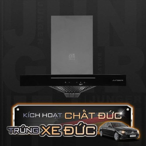 Máy hút mùi áp tường Junger HRJ-701 Silver