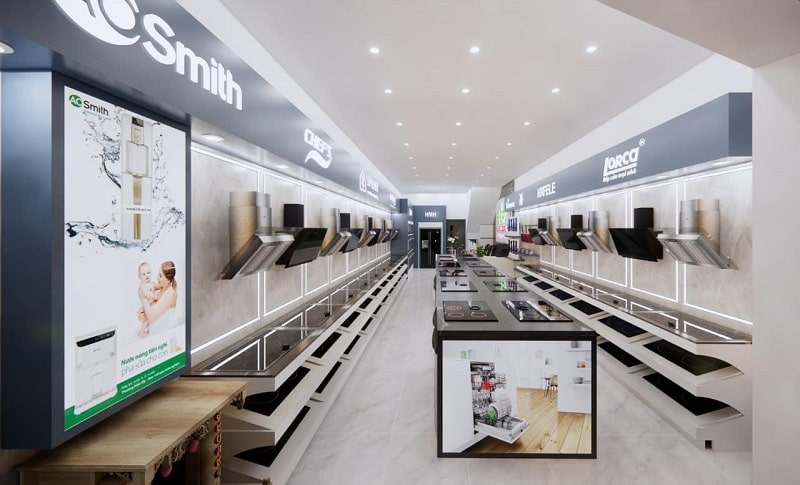 Cửa hàng bếp từ tại Khu đô thị Tecco Tower 