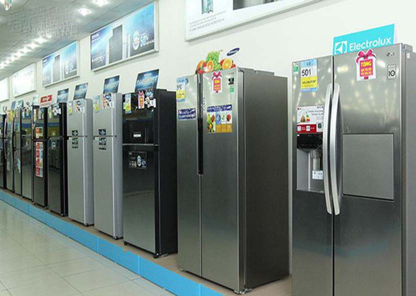 Cửa hàng tủ lạnh, tủ đông tại khu đô thị Nghi Phú New Town