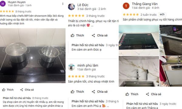Đánh giá về bếp 365 Vinh