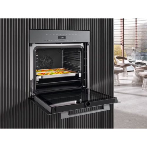 hinh anh lo hap ket hop nuong am tu miele dgc 7151 obsw