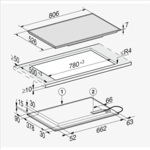 kich thuoc bep tu da diem miele 6 vung nau km 7575 fl lap am