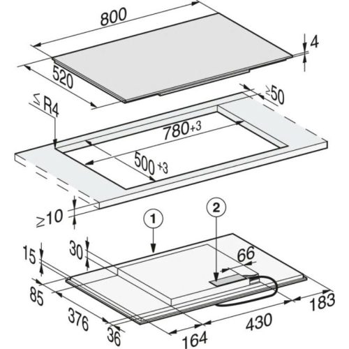 kich thuoc bep tu miele km 7474 fr