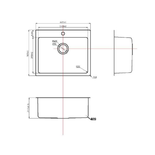 Chậu rửa bát Konox Neron 600T - Ảnh 3