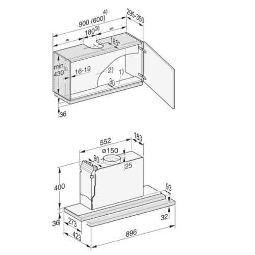 kich thuoc may hut mui am tu miele das 4920 edst