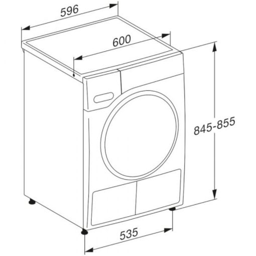 Máy sấy bơm nhiệt Miele TWH780WP EcoSpeed 9kg - Ảnh 3