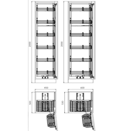 Tủ đồ khô nan Oval SUS304 GrandX XPR.600M - Ảnh 2