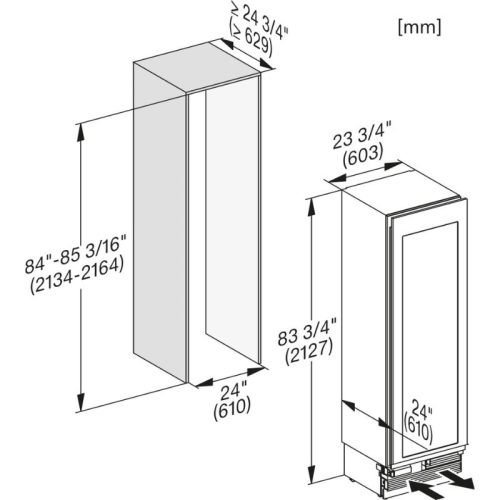 kich thuoc tu ruou miele kwt 2612 vi mastercool