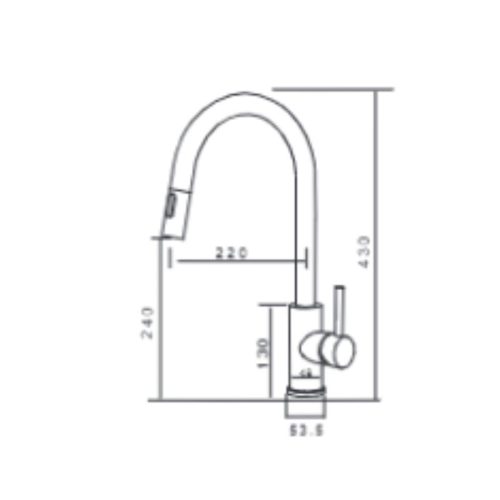 kich thuoc voi rua chen nong lanh grandx gxf05