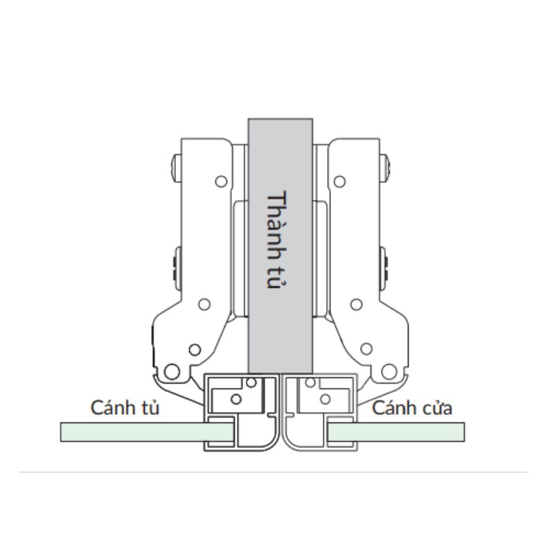 Bản lề GrandX Capella XC.A107B 4 Bản lề GrandX Capella XC.A107B - Ảnh 3