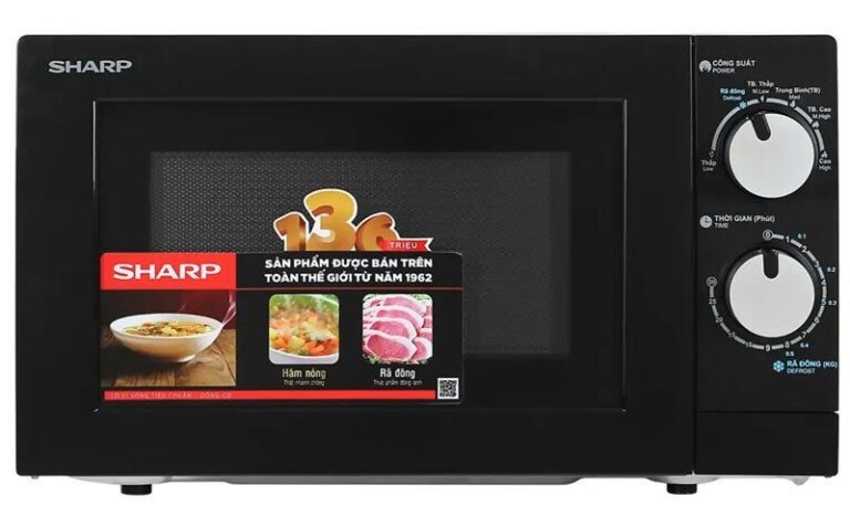 Lò vi sóng mini 20L Sharp R-208VN-WS