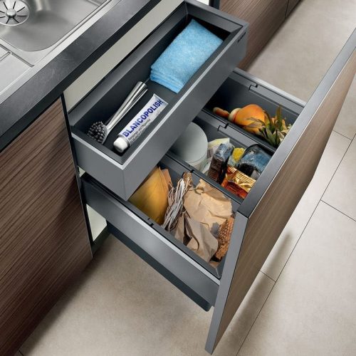 Thùng rác âm tủ Blanco Select 60/4 Organ 4 ngăn 520783 6 anh thung rac am tu blanco select 604 organ 4 ngan 520783